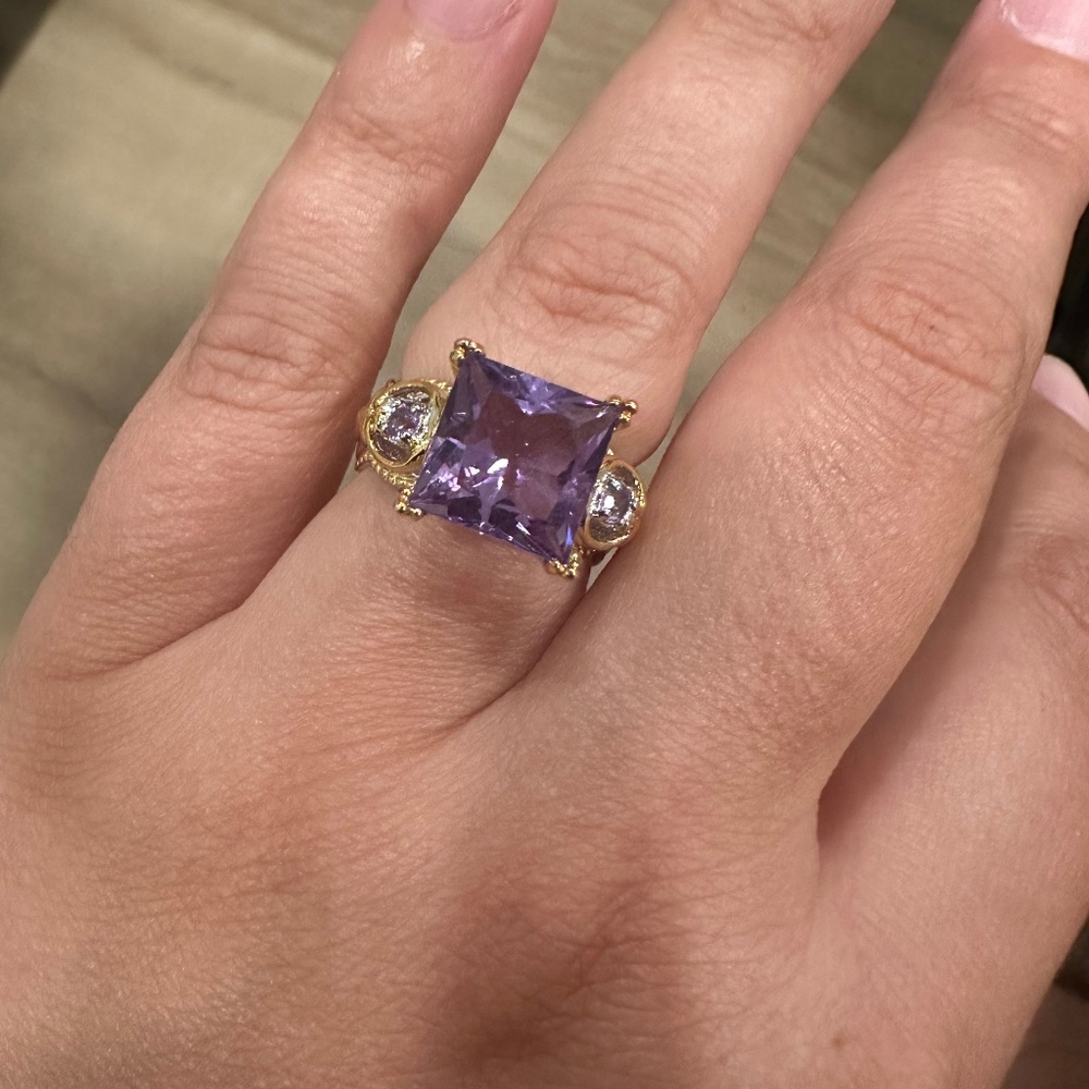 Gems en Vogue Amethyst Ring size 7